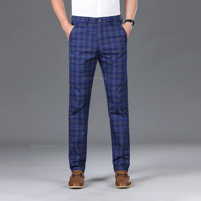 Pienza Spring Plaid Trouser