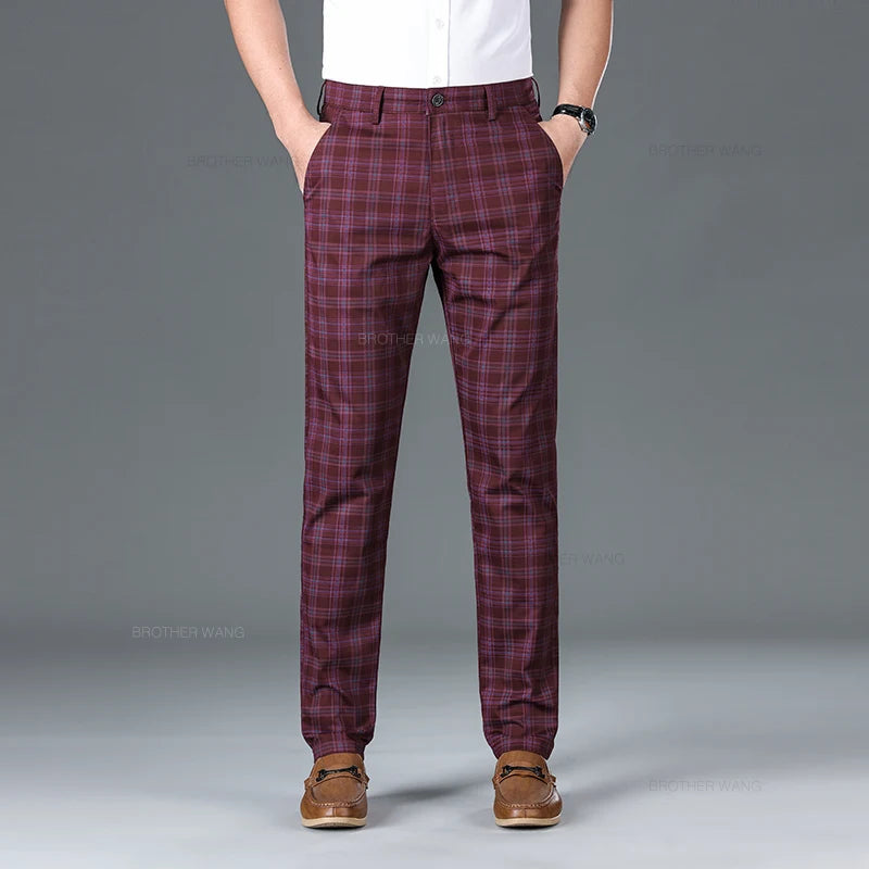 Pienza Spring Plaid Trouser