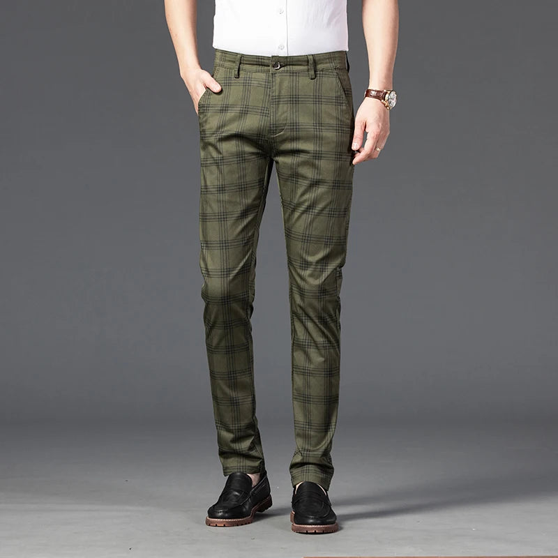 Udine Plaid Tailored Pant