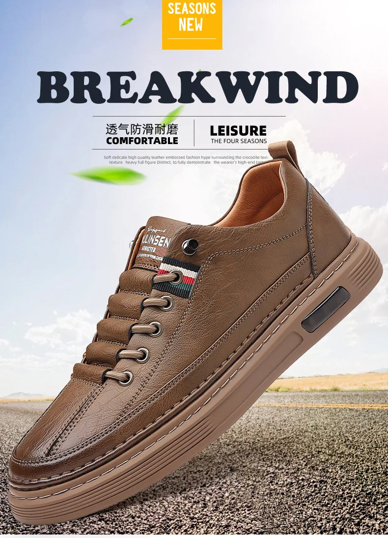 Carvini Leather Slip-On Sneaker