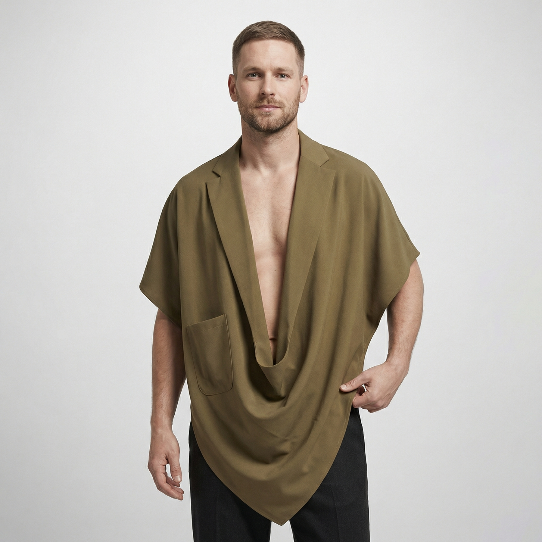 San Gimignano Draped Cape