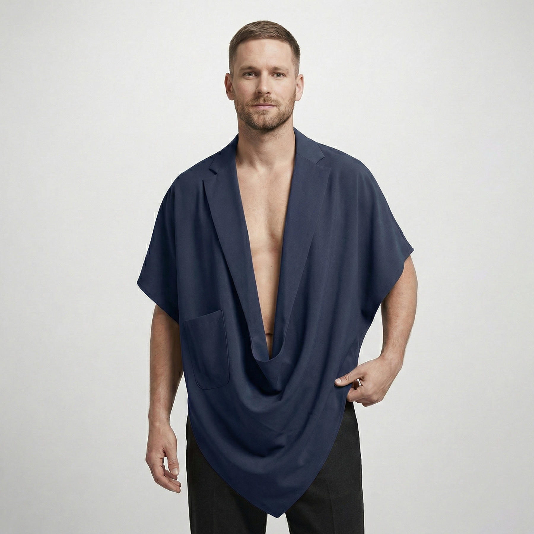 San Gimignano Draped Cape