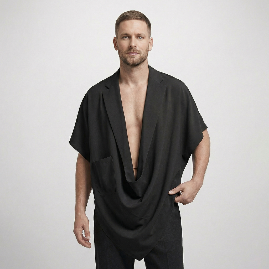 San Gimignano Draped Cape