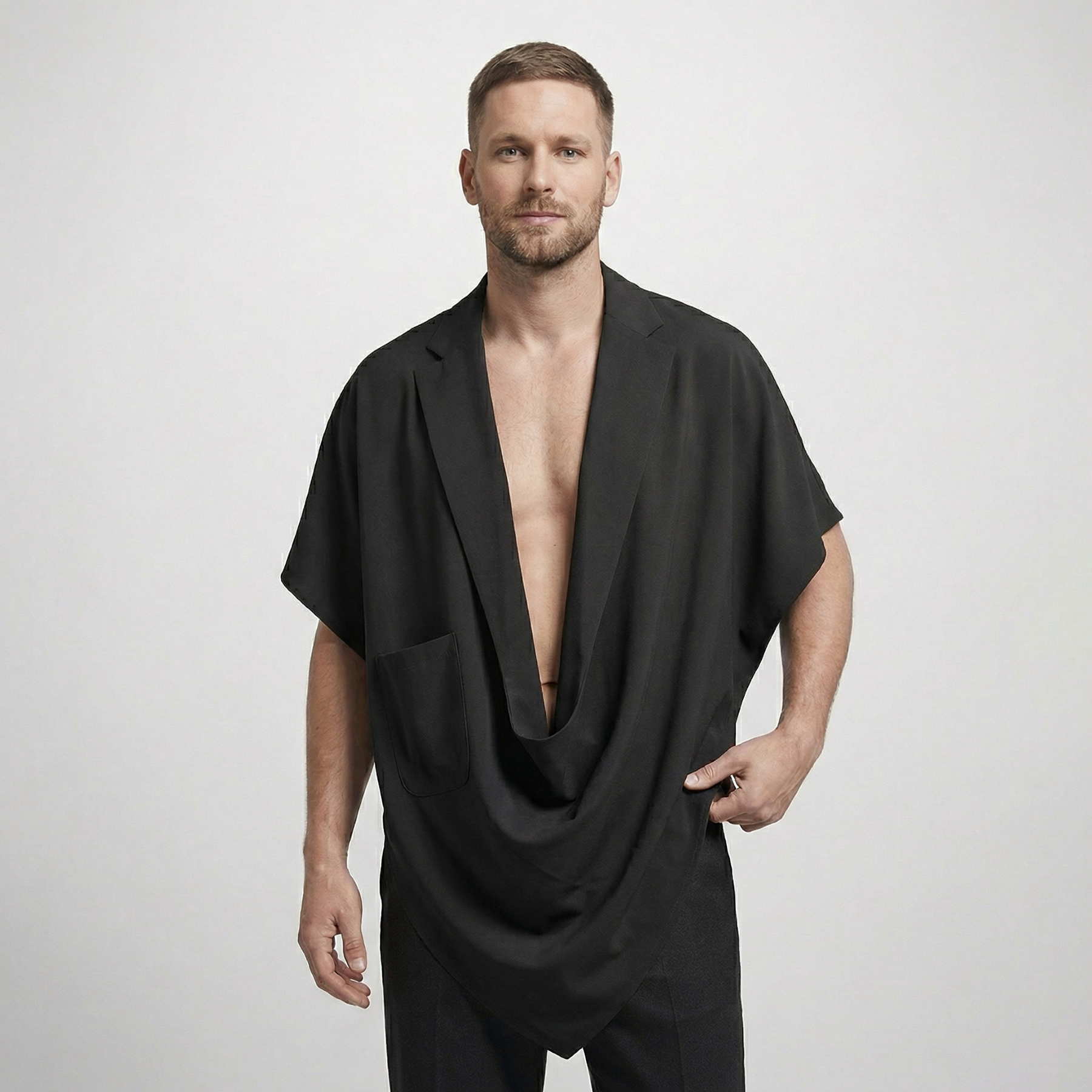 San Gimignano Draped Cape