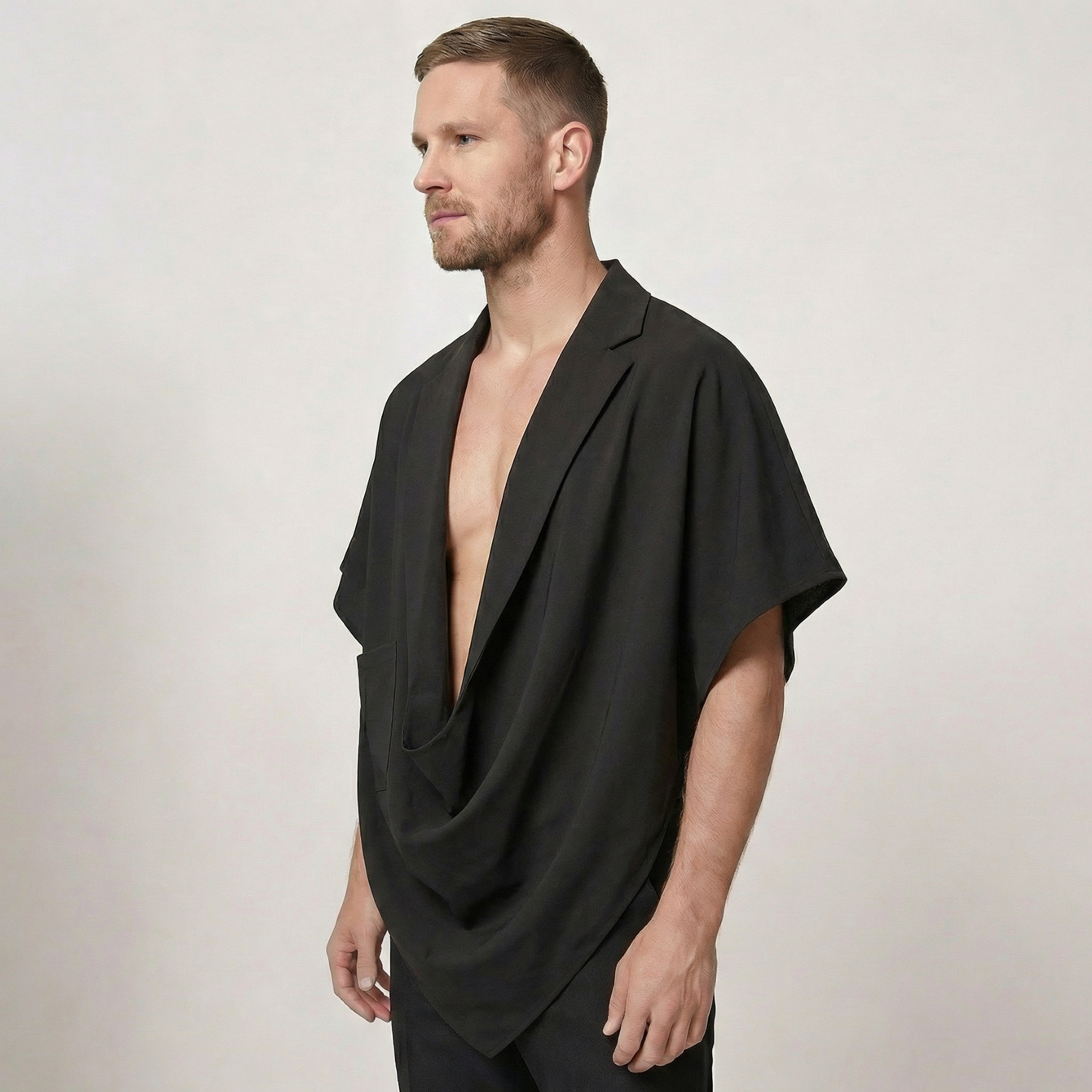 San Gimignano Draped Cape