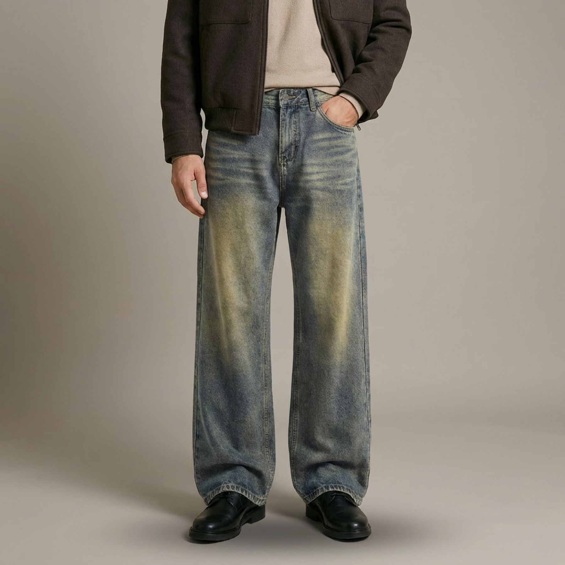 Santino Faded Wide Jean