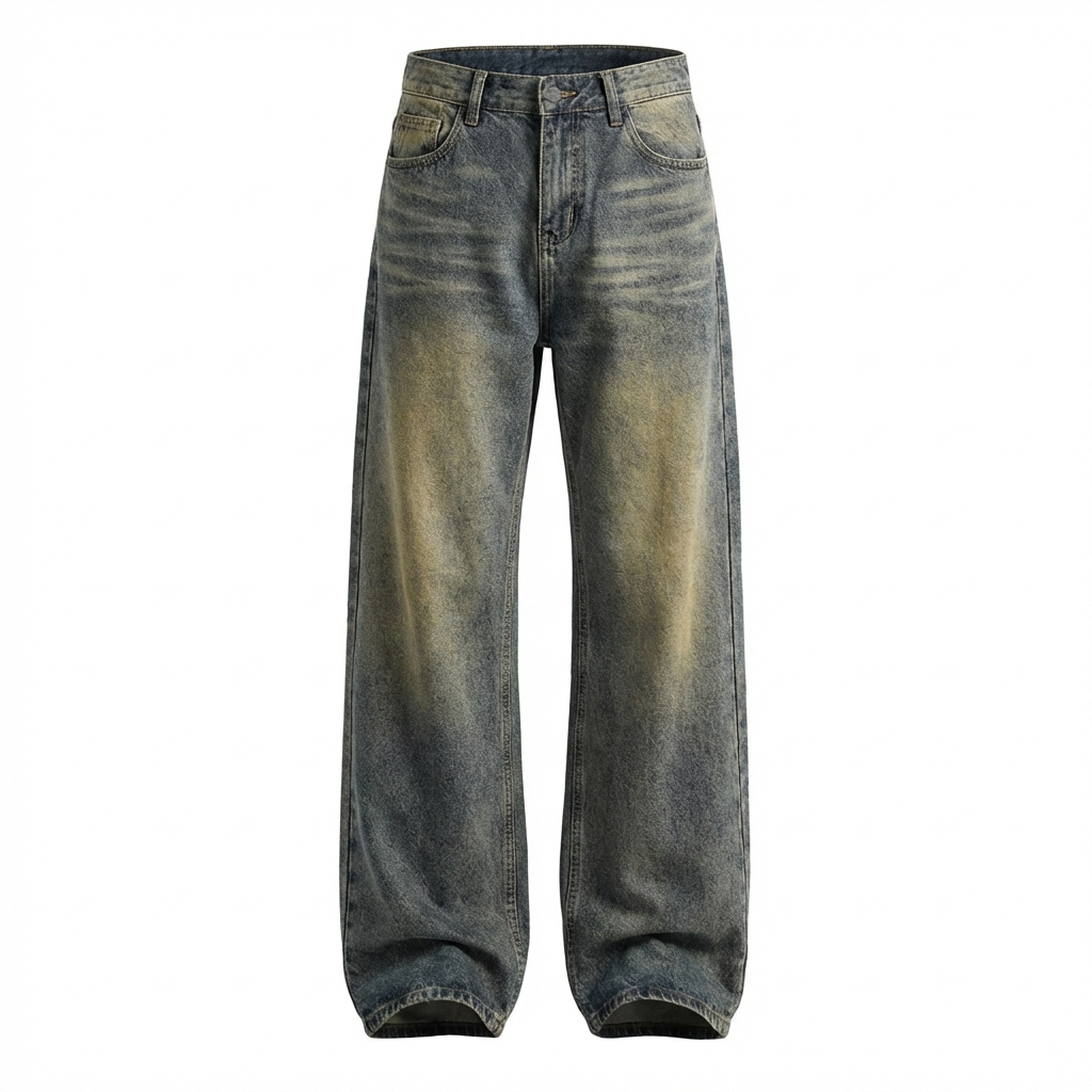 Santino Faded Wide Jean