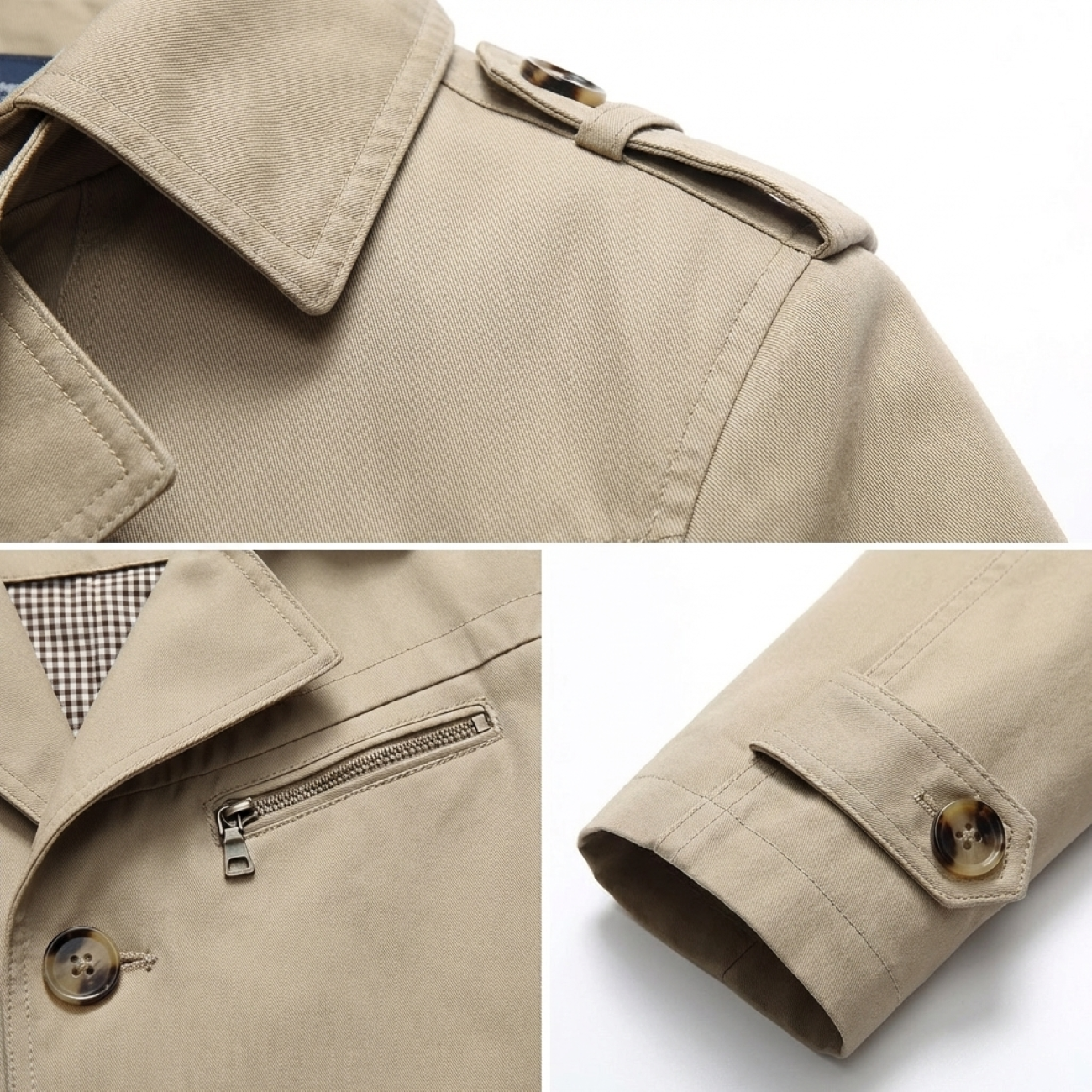 Sarteno Classic Trench Coat