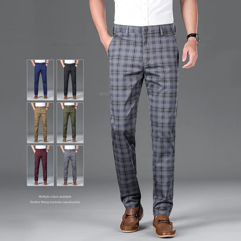 Pienza Spring Plaid Trouser