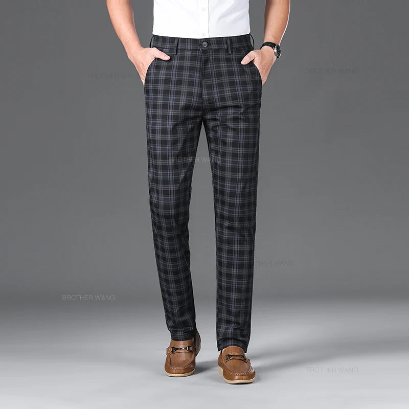 Pienza Spring Plaid Trouser