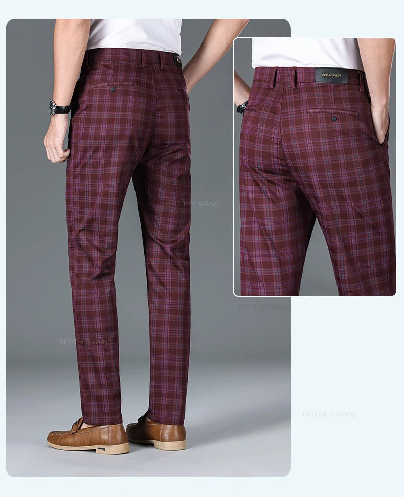 Pienza Spring Plaid Trouser