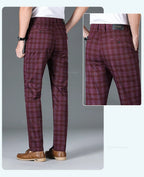 Pienza Spring Plaid Trouser