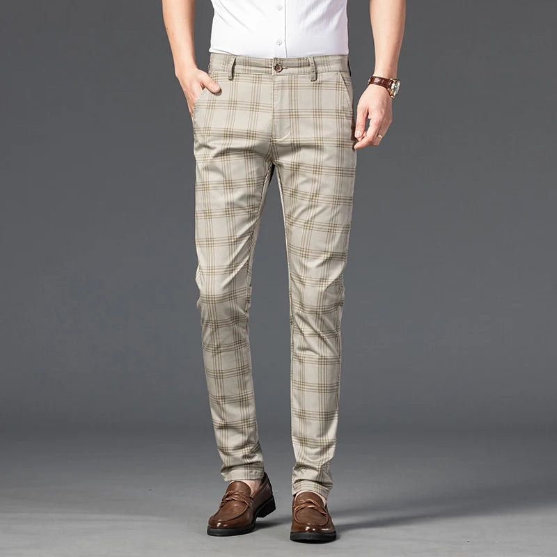 Udine Plaid Tailored Pant