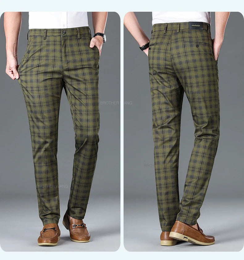 Pienza Spring Plaid Trouser
