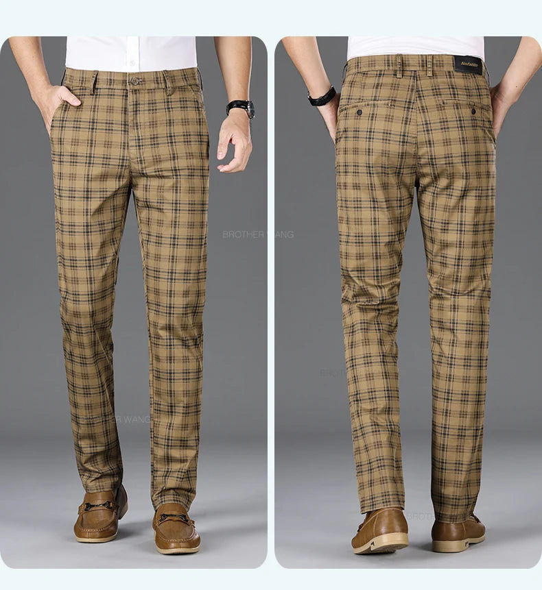 Pienza Spring Plaid Trouser