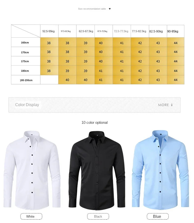 Messina Easy Care Stretch Shirt