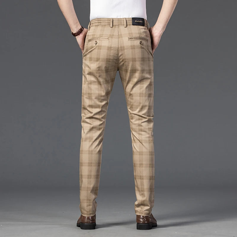 Udine Plaid Tailored Pant