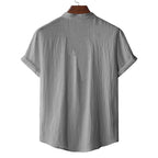 Salvoro Linen Henley Tee