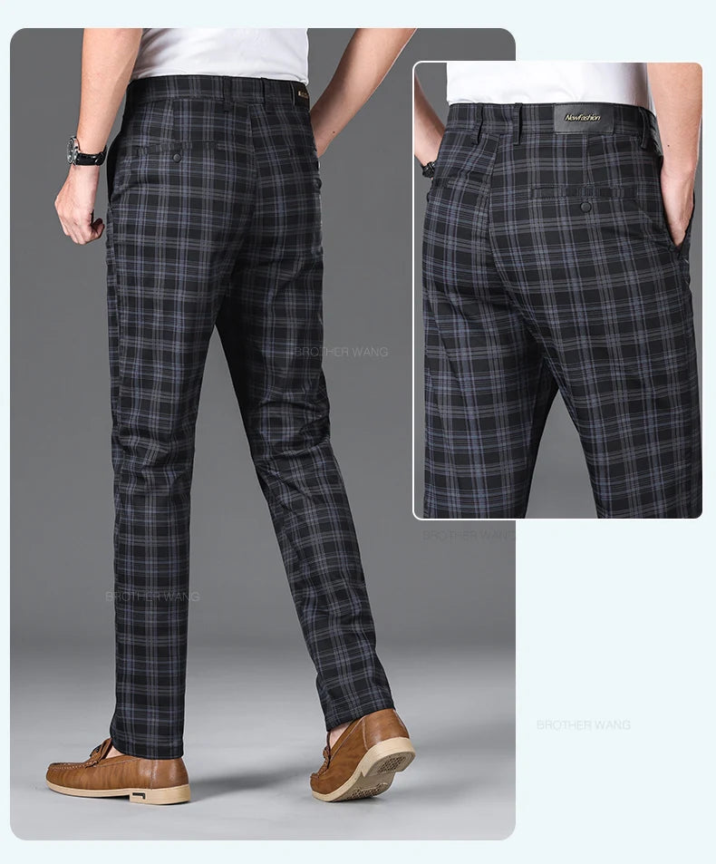 Pienza Spring Plaid Trouser