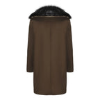 Valbona Fur-Collar Overcoat