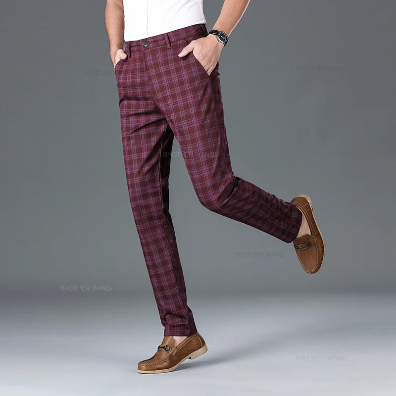 Pienza Spring Plaid Trouser