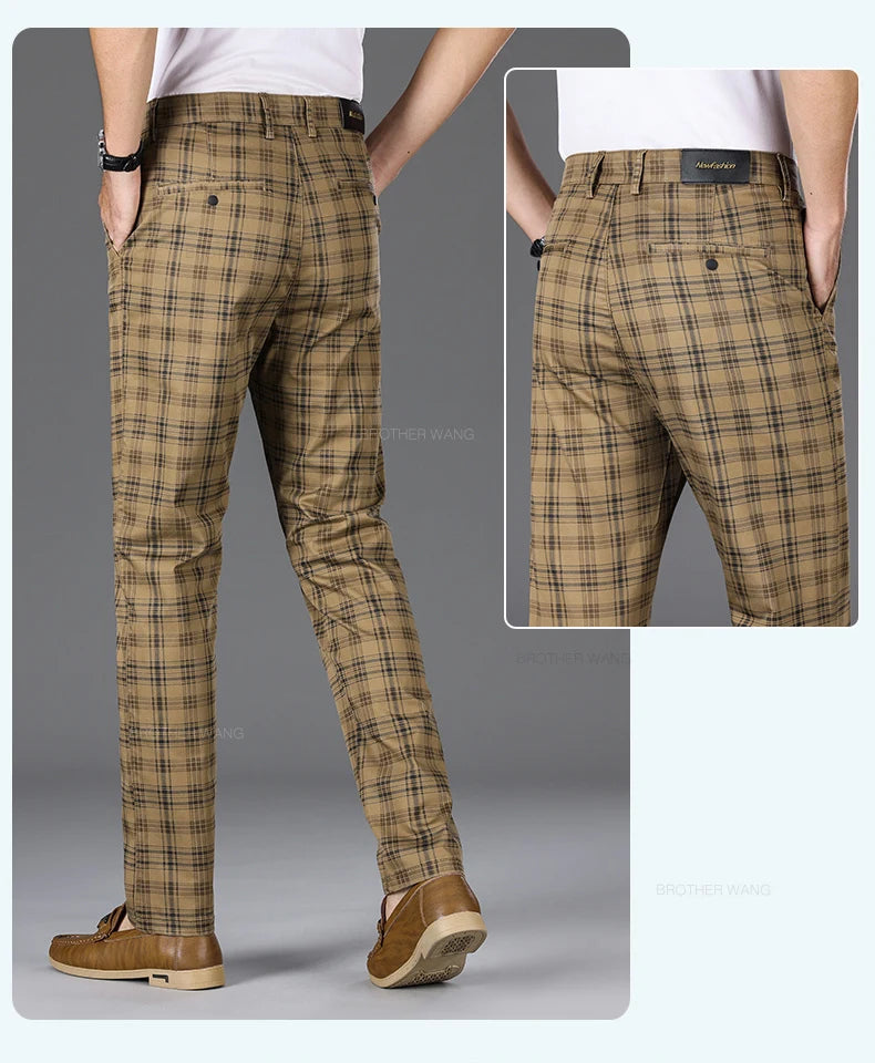 Pienza Spring Plaid Trouser