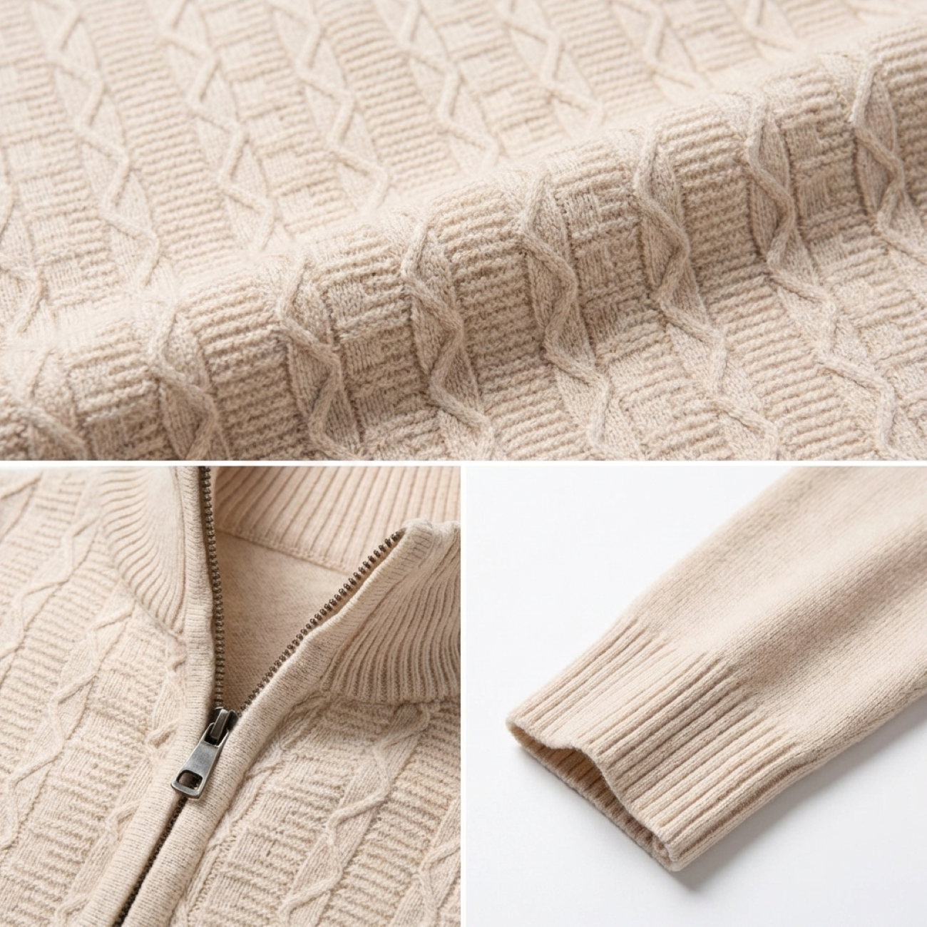 Silex Zip Neck Sweater
