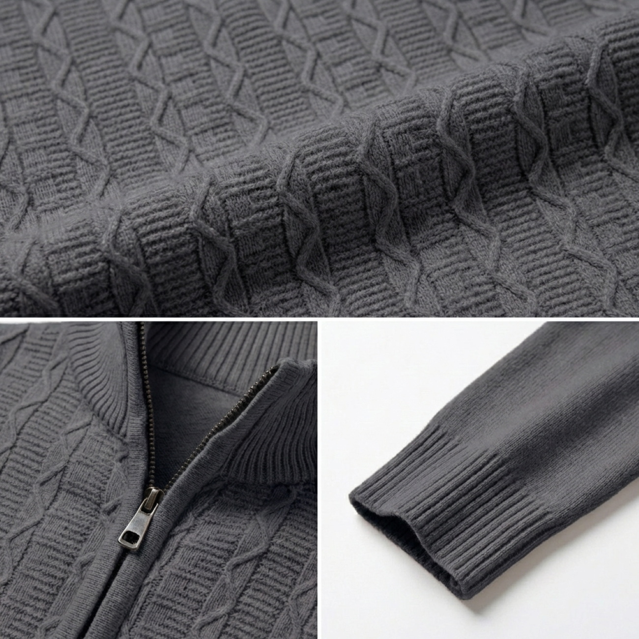 Silex Zip Neck Sweater