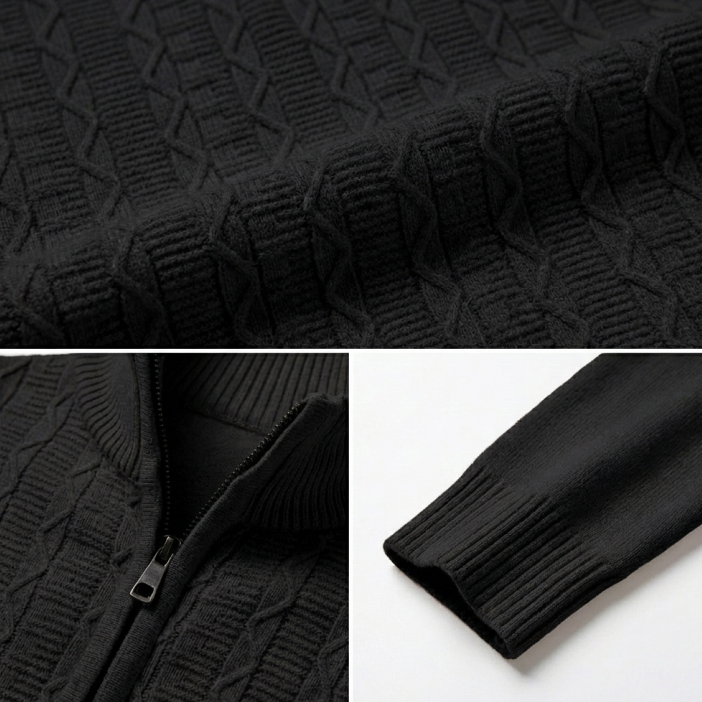 Silex Zip Neck Sweater