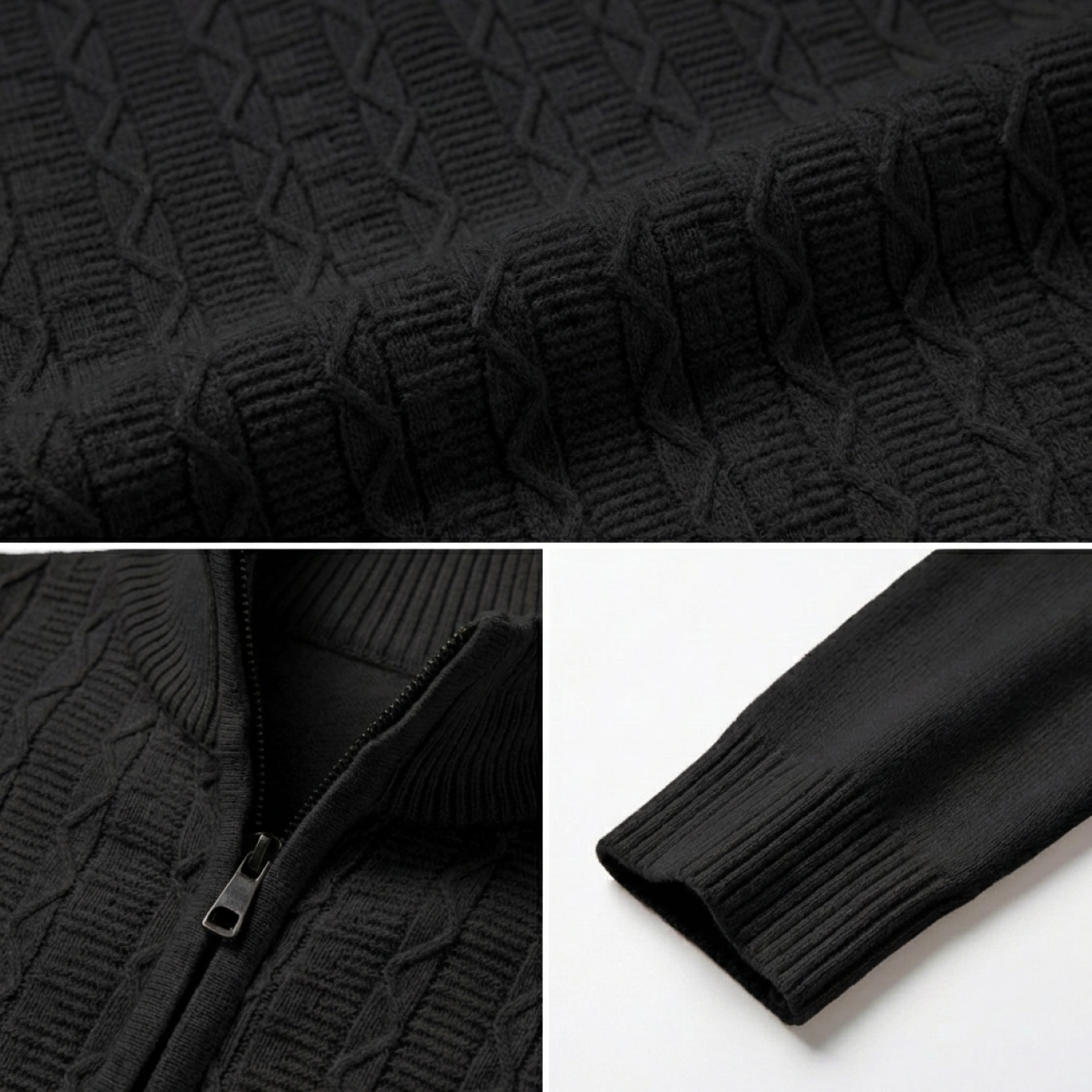 Silex Zip Neck Sweater