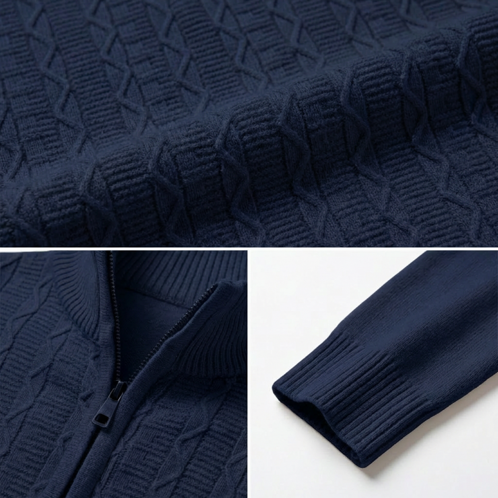 Silex Zip Neck Sweater