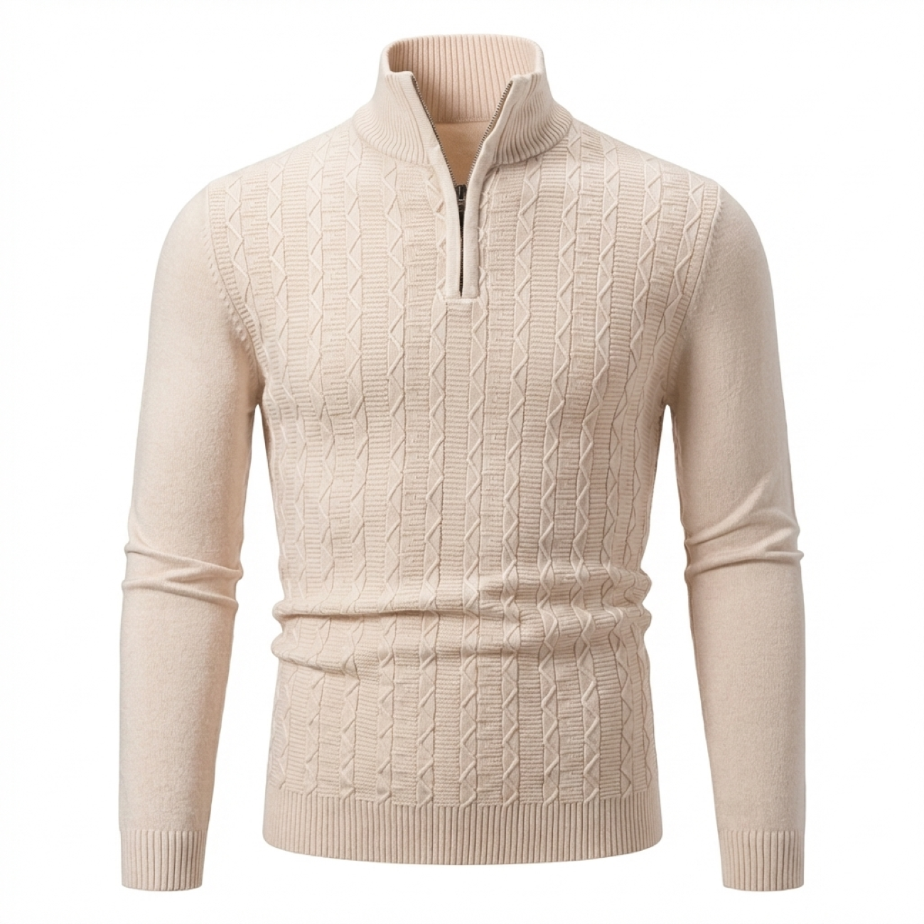 Silex Zip Neck Sweater