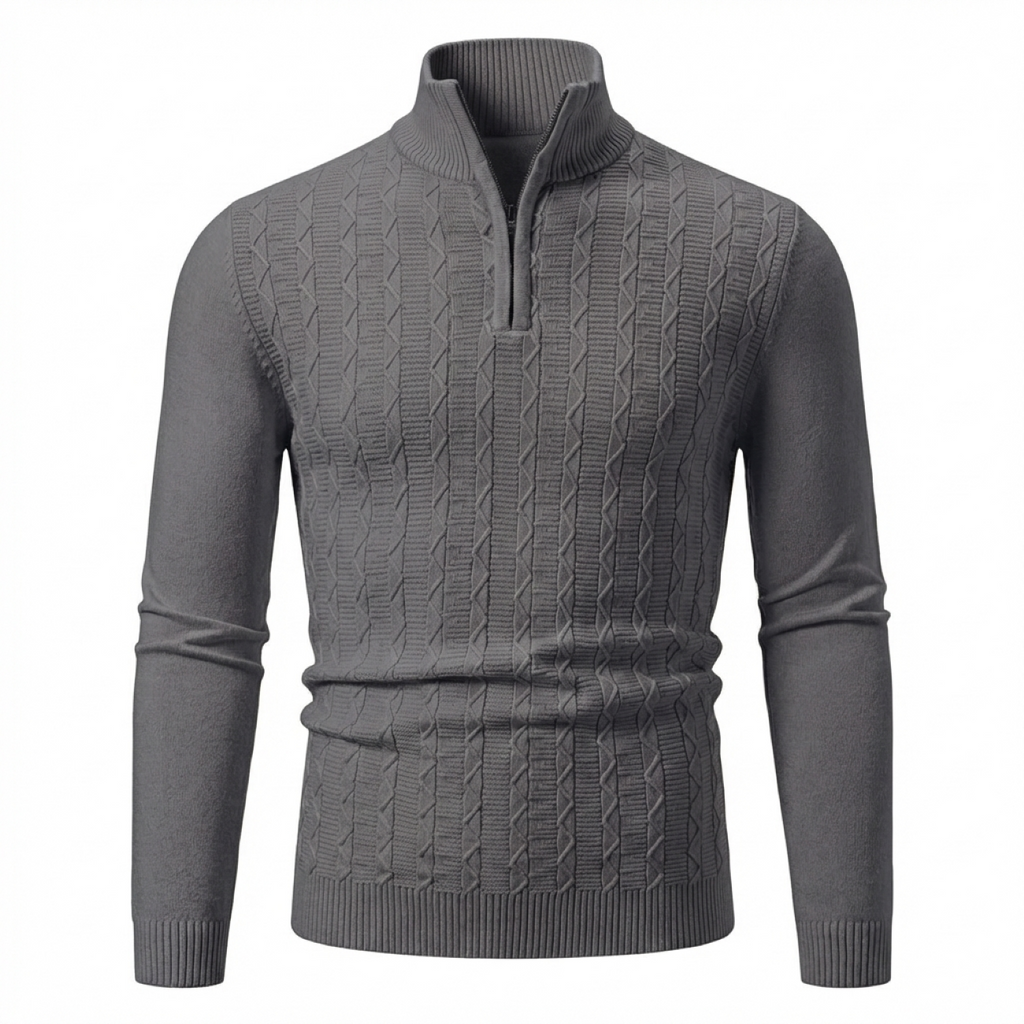 Silex Zip Neck Sweater