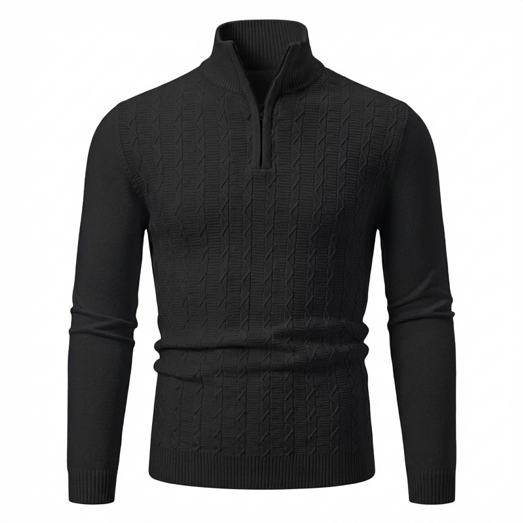 Silex Zip Neck Sweater