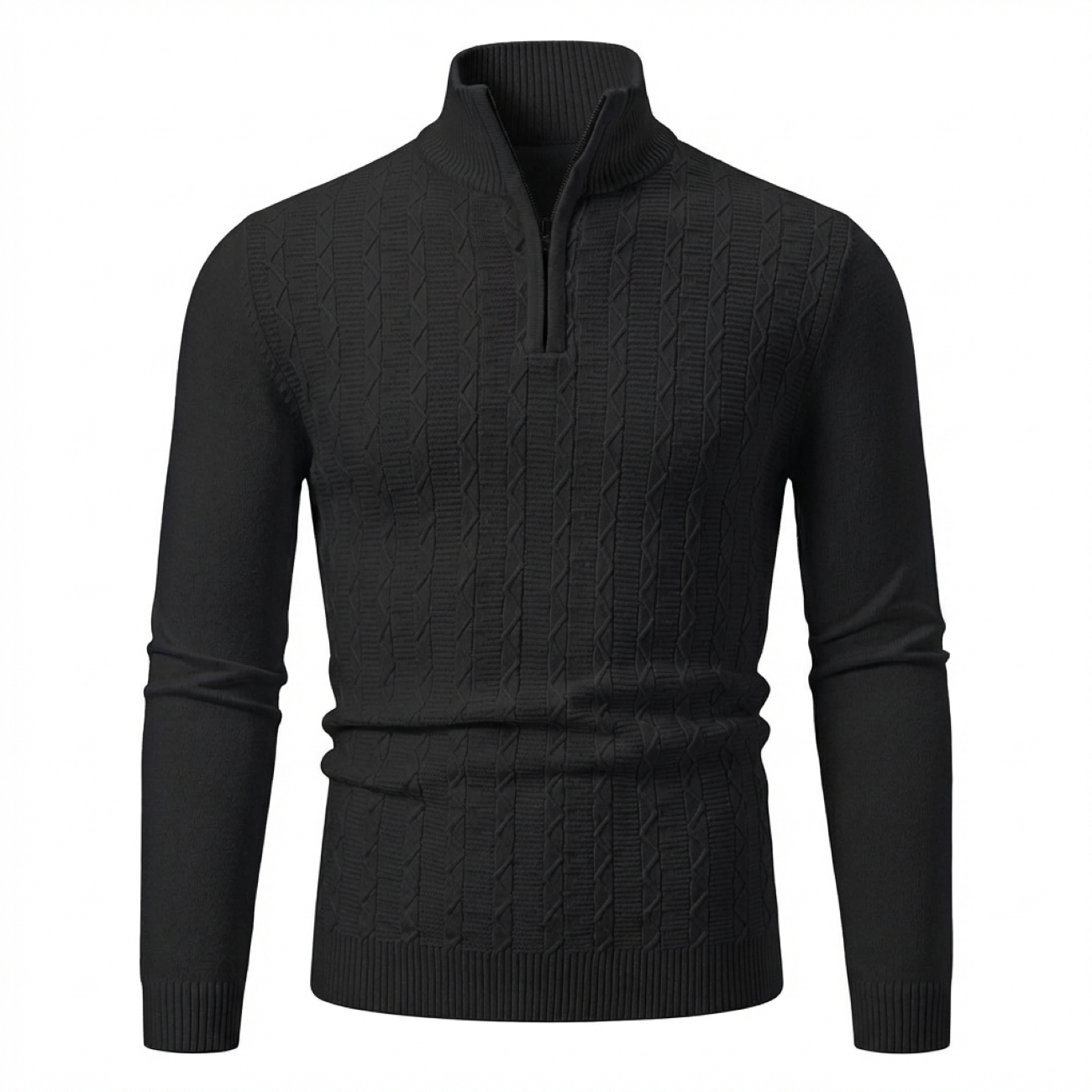Silex Zip Neck Sweater