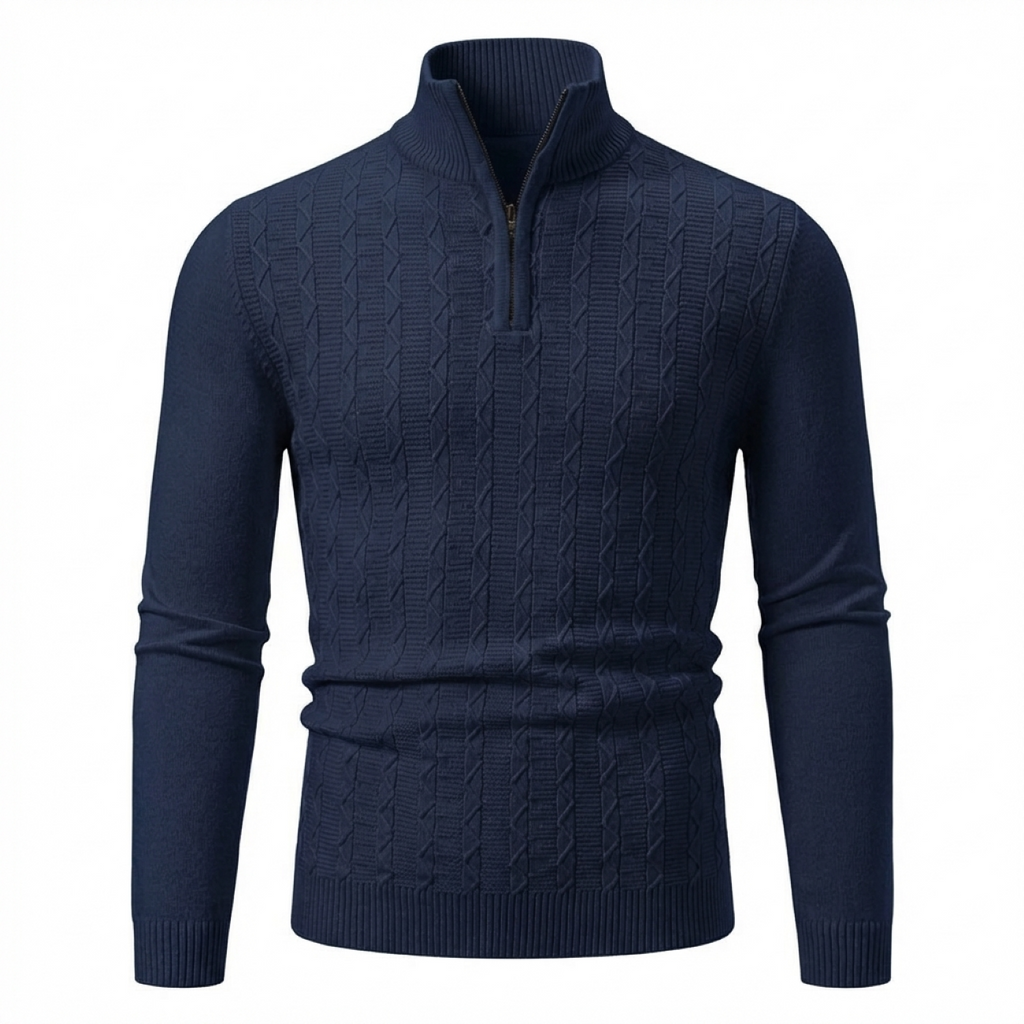Silex Zip Neck Sweater