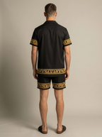 Siracusa Patterned Shirt & Shorts Set