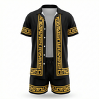 Siracusa Patterned Shirt & Shorts Set