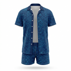 Siracusa Patterned Shirt & Shorts Set