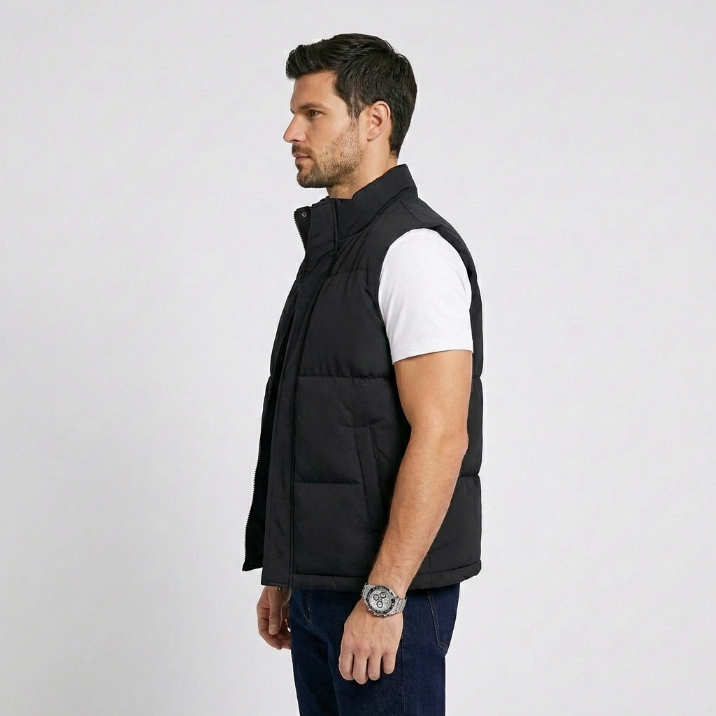 Sorrento Quilted Zip Vest Coat