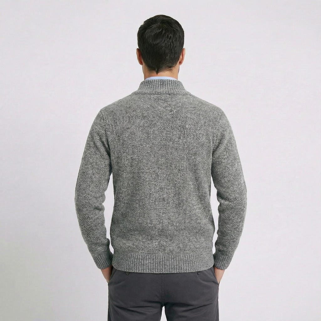 Sorrento Stand-Collar Knit Jacket