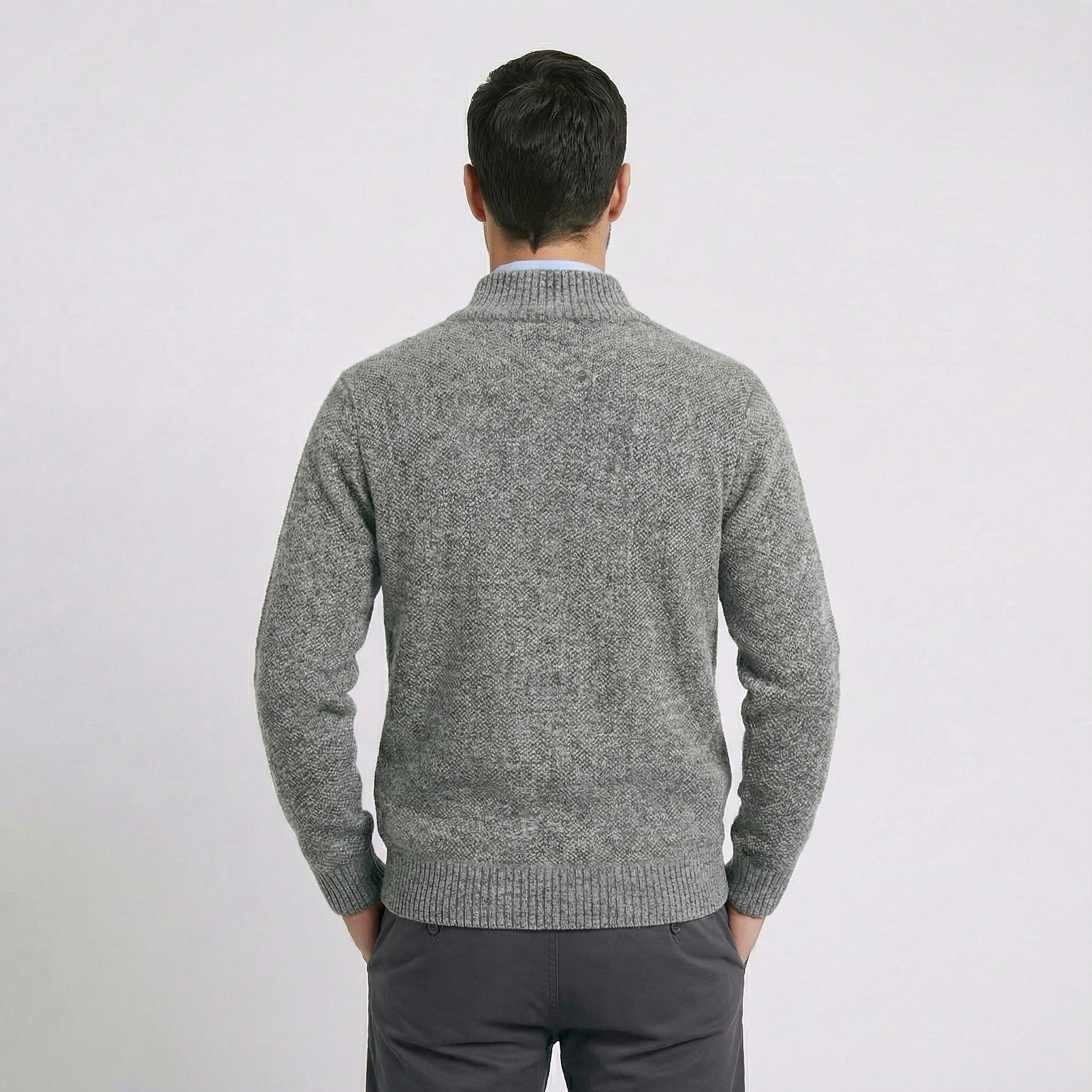 Sorrento Stand-Collar Knit Jacket