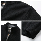Sorrento Stand-Collar Knit Jacket