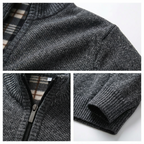 Sorrento Stand-Collar Knit Jacket