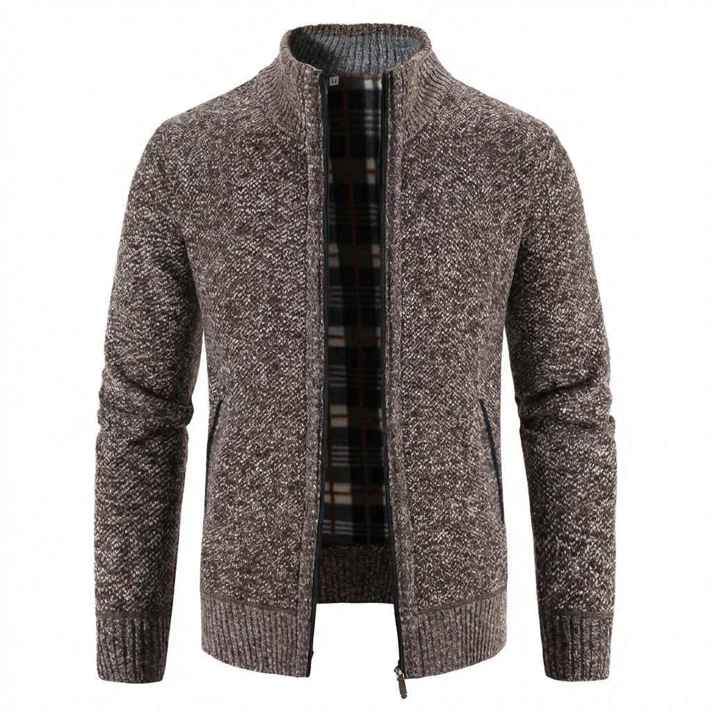 Sorrento Stand-Collar Knit Jacket