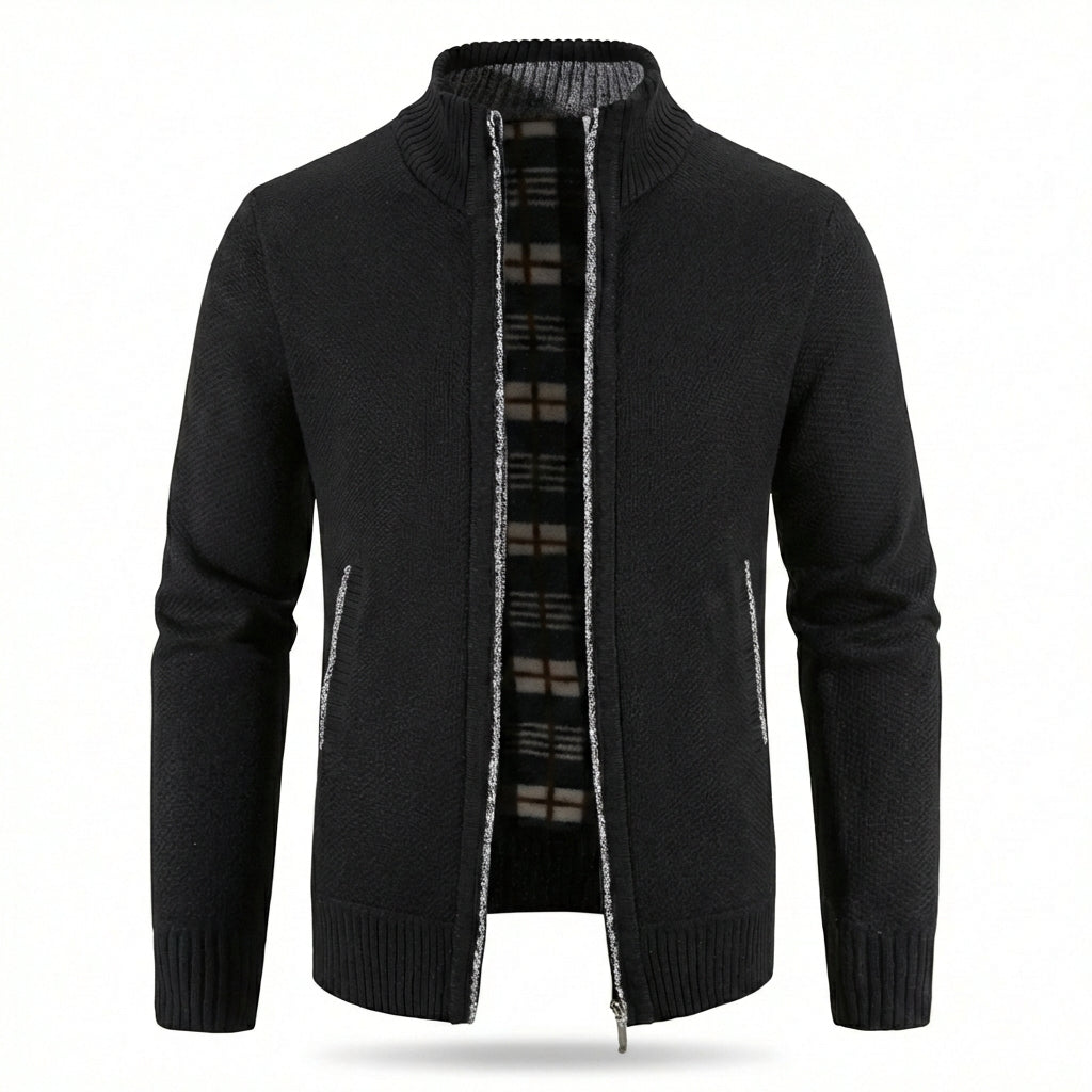 Sorrento Stand-Collar Knit Jacket