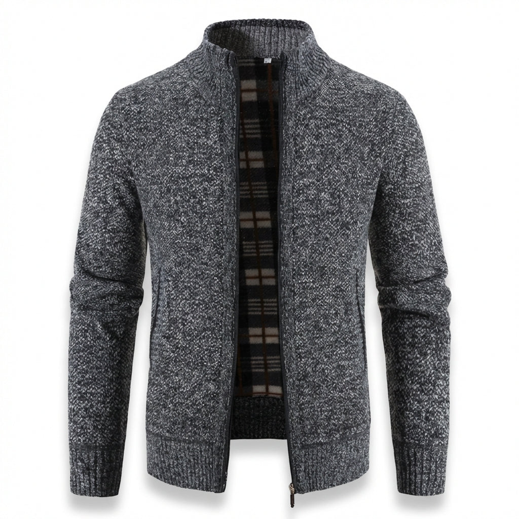 Sorrento Stand-Collar Knit Jacket