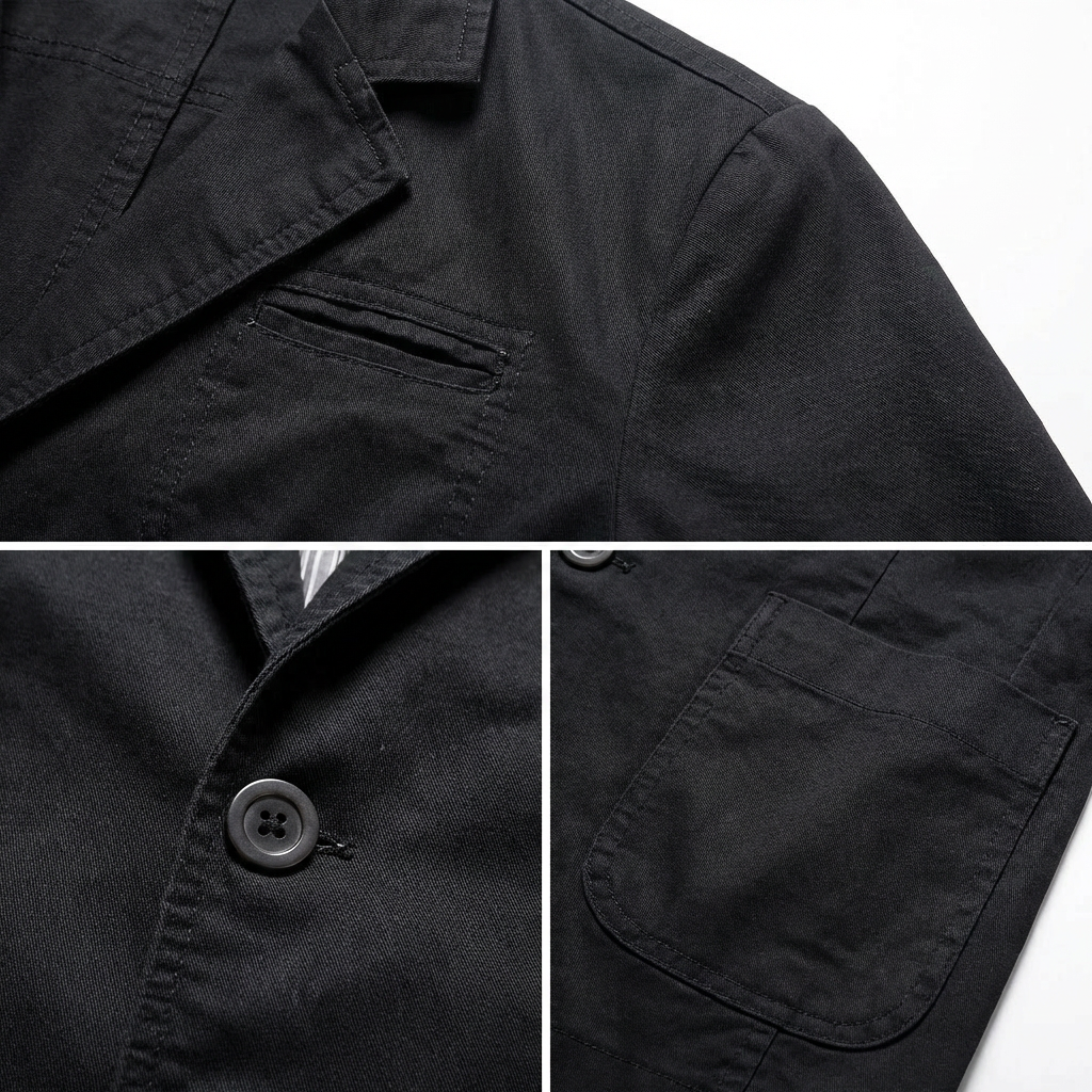 Spoleto Casual Button Front Blazer