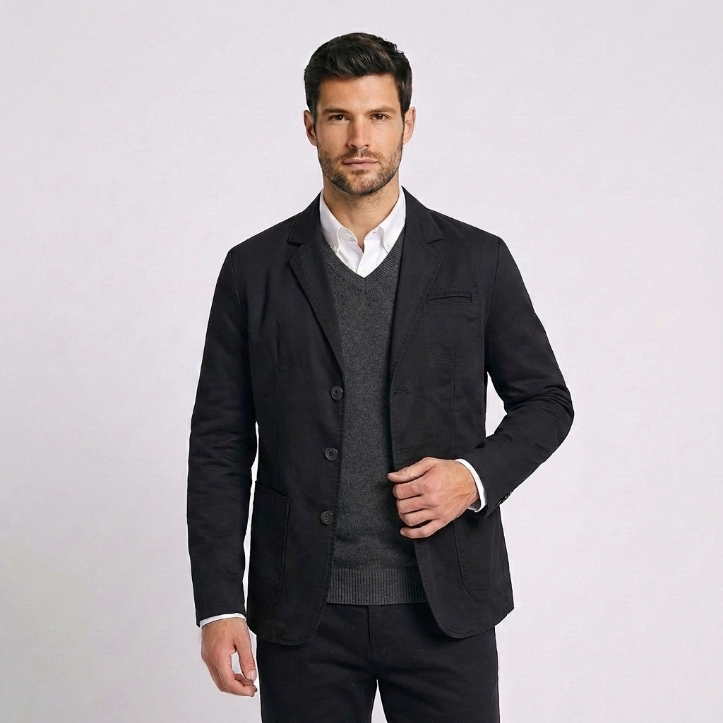 Spoleto Casual Button Front Blazer