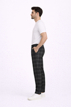 Udine Plaid Tailored Pant
